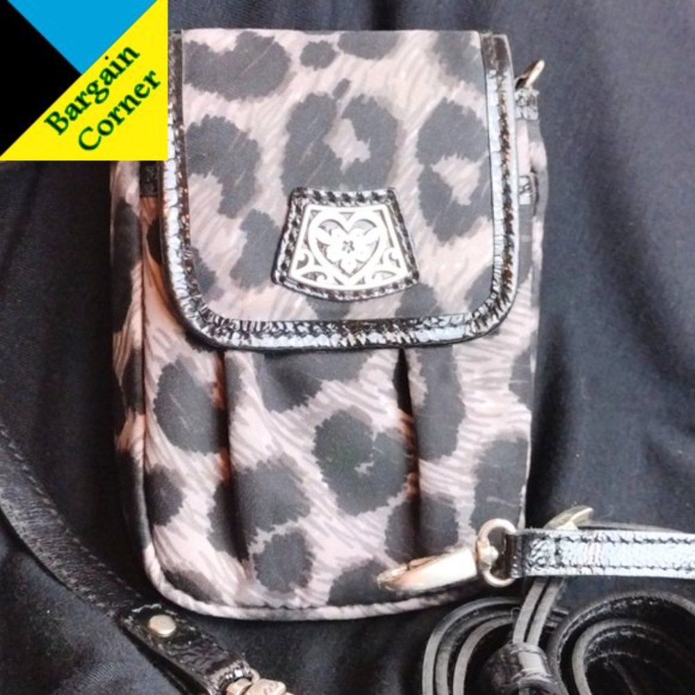 Brighton Small Bag Snow Leopard